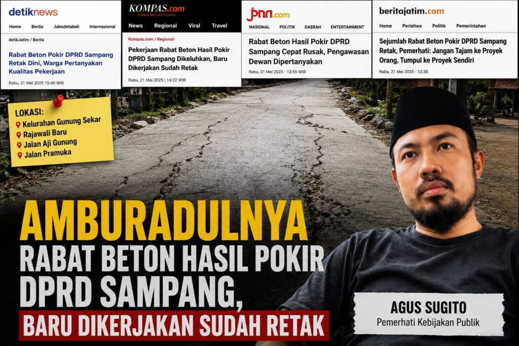 Semua Pekerjaan Proyek Rabat Beton Hasil Pokir DPRD Sampang “AMBURADUL”