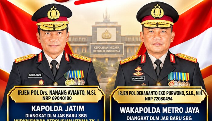 Kapolda Jatim Berganti, Umar KWI Titip Pesan: Tegakkan Amanah, Perkuat Pengayoman