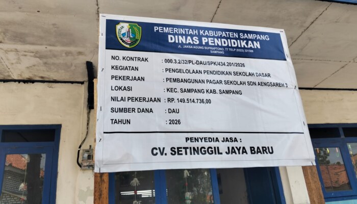 Anggaran Rp149,5 Juta Disorot! Proyek Pagar SDN Aeng Sareh 3 Diduga Tak Sesuai Spesifikasi